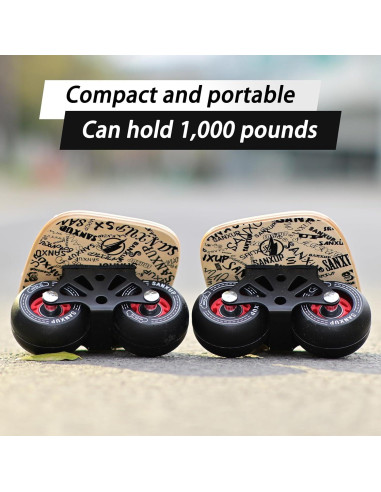 Patineta Sanxup Shortboard 7 capas 14cm antideslizante