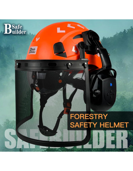Casco de Seguridad SAFEBUILDER CR08 con Auriculares Bluetooth Casco de Seguridad SAFEBUILDER CR08 con Auriculares Bluetooth
