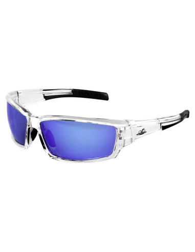Gafas de seguridad Bullhead Maki lente azul espejo anti-vaho