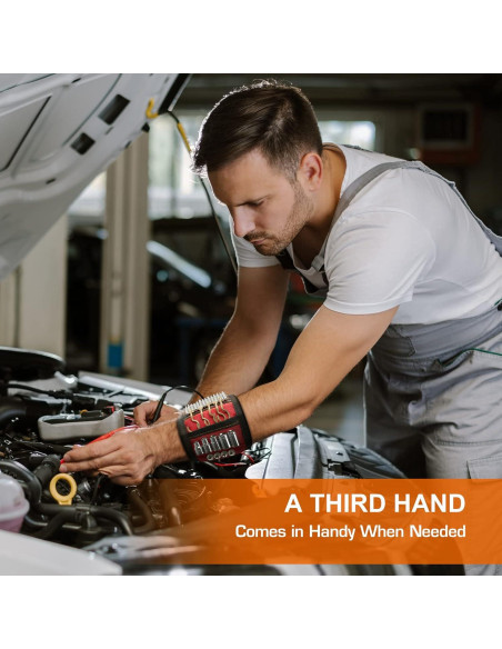 Banda Magnética para Muñeca HIGHEVER con 2 Bolsillos