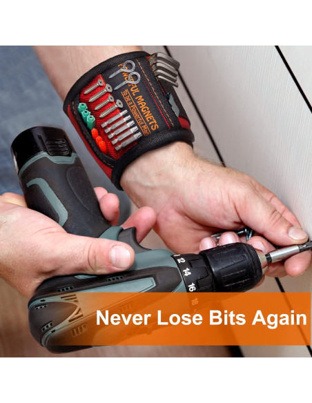 Banda Magnética para Muñeca HIGHEVER con 2 Bolsillos