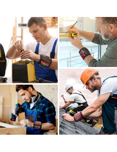 Banda Magnética para Muñeca HIGHEVER con 2 Bolsillos