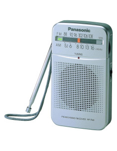 Radio AM/FM de bolsillo Panasonic RF-P50D Plata 5.7cm