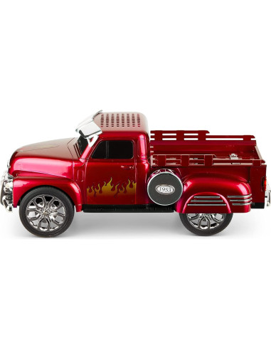 Altavoz Bluetooth QFX BT-1953 Rojo 3" con FM y LED