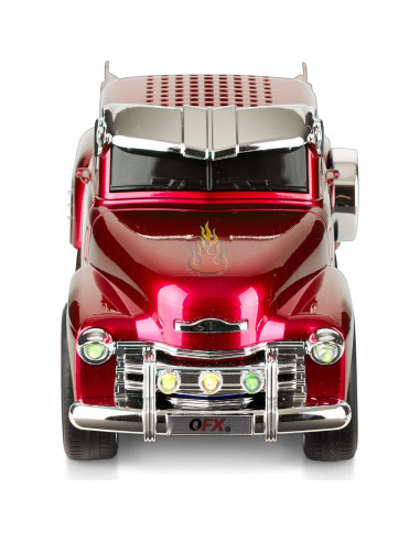 Altavoz Bluetooth QFX BT-1953 Rojo 3" con FM y LED