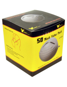 Mascarilla Desechable G & F 9118 para Polvo - Paquete 50 2