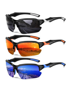 Gafas de sol deportivas DioKiw 3pack UV protección