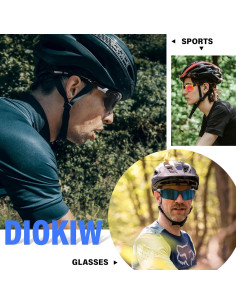 Gafas de sol deportivas DioKiw 3pack UV protección 2