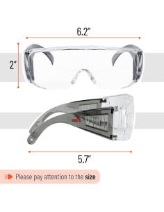 Gafas de Seguridad UNCO Sftgls Antivaho sobre Gafas 2