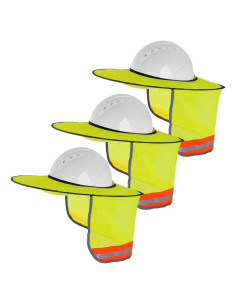 Cubierta de Sombra para Casco Tenpluszero 3 Paquetes Amarillo