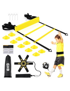 Escalera de Agilidad GHB Pro 6m 12 Peldaños y Conos