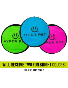 Disco Volador para Perros Hyper Pet 22,86 cm Paquete de 2 2