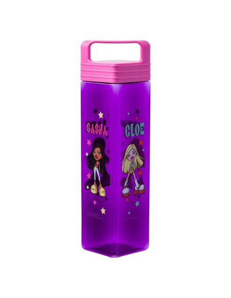 Botella de Agua Cuadrada Silver Buffalo Bratz 739 ml