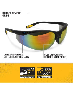 Gafas de Seguridad Dewalt DPG58-6C con Protección UV 2