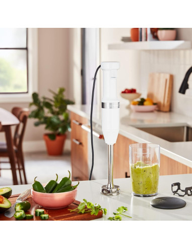 Batidora de Mano KitchenAid KHBV53 Blanca 1L Velocidad Variable