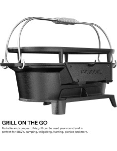 Parrilla Portátil Everdure de Hierro Fundido 10,99 kg 2