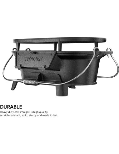 Parrilla Portátil Everdure de Hierro Fundido 10,99 kg
