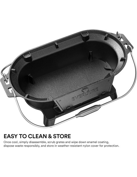Parrilla Portátil Everdure de Hierro Fundido 10,99 kg