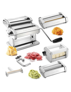 Máquina de Pasta Deluxe CucinaPro 5 Piezas Acero Inoxidable