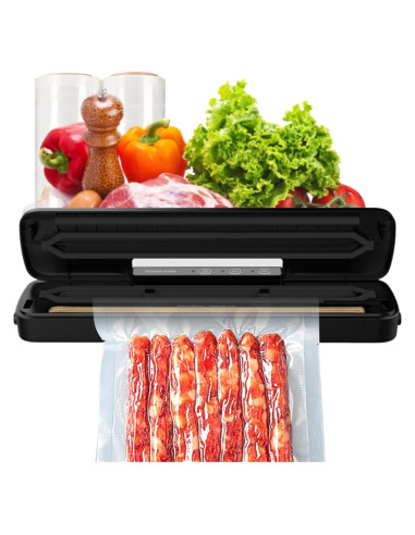 Sellador al vacío Mokero VS80A con 10 bolsas y cortador