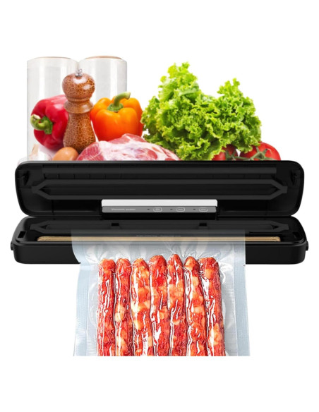 Sellador al vacío Mokero VS80A con 10 bolsas y cortador Sellador al vacío Mokero VS80A con 10 bolsas y cortador