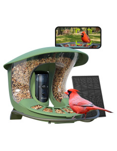 Comedero Inteligente Birdfy 2 con Cámara AI y Solar