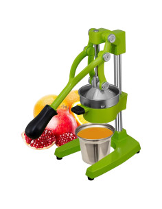 Exprimidor Manual Gowintech 38cm Hierro Inoxidable Verde