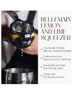 Exprimidor Manual Bellemain de Acero Inoxidable 0.5L 2
