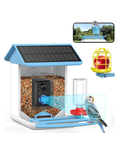 Cámara Comedero para Aves BROAIMX HD 1080P Solar 64GB