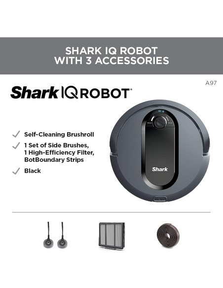 Aspiradora Robot Shark AV970 IQ con Cepillo Autolimpiante Aspiradora Robot Shark AV970 IQ con Cepillo Autolimpiante