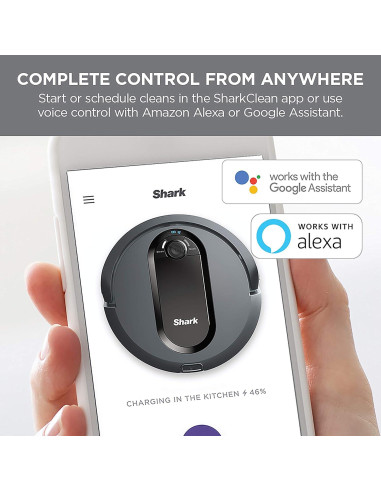 Aspiradora Robot Shark AV970 IQ con Cepillo Autolimpiante