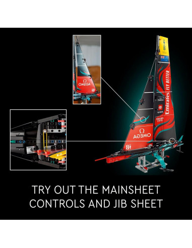 LEGO Technic Yate Emirates Team New Zealand 42174 962 Piezas