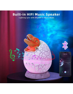 Proyector de Estrellas RUISHINE DINO-YE con Altavoz Bluetooth 2