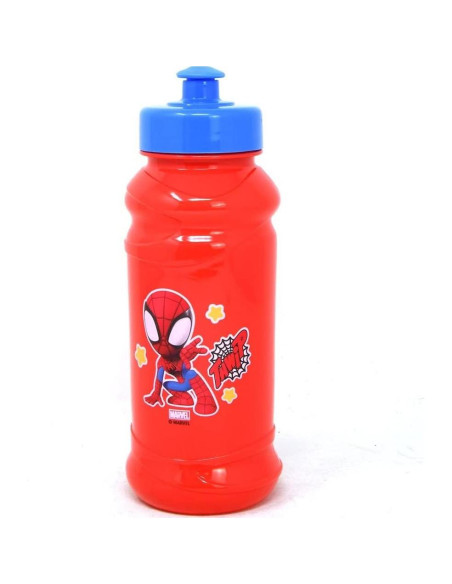 Botella de Agua Reutilizable Spiderman 490ml - 3 Piezas