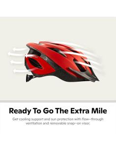 Casco de Bicicleta Schwinn Thrasher Rojo Unisex 58-62 cm 2