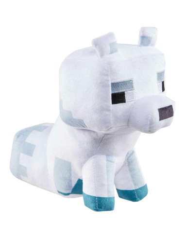 Peluche Minecraft Zorro Ártico Mattel 20 cm Muñeco Suave
