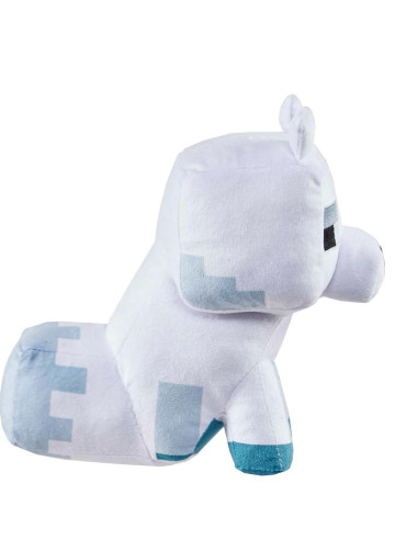 Peluche Minecraft Zorro Ártico Mattel 20 cm Muñeco Suave