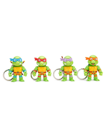 Figuras Tortugas Ninja Jada Toys 4-Pack Metal 6.35 cm Figuras Tortugas Ninja Jada Toys 4-Pack Metal 6.35 cm