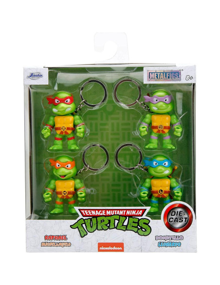 Figuras Tortugas Ninja Jada Toys 4-Pack Metal 6.35 cm Figuras Tortugas Ninja Jada Toys 4-Pack Metal 6.35 cm