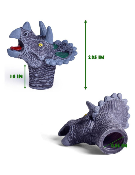 Títeres de Dedo Dinosaurio Juguetes Divertidos 10 Pcs