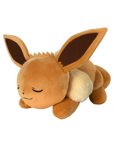 Peluche Pokémon Eevee Durmiendo 45.72 cm Suave Jazwares