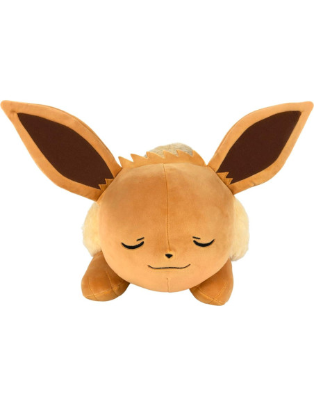 Peluche Pokémon Eevee Durmiendo 45.72 cm Suave Jazwares
