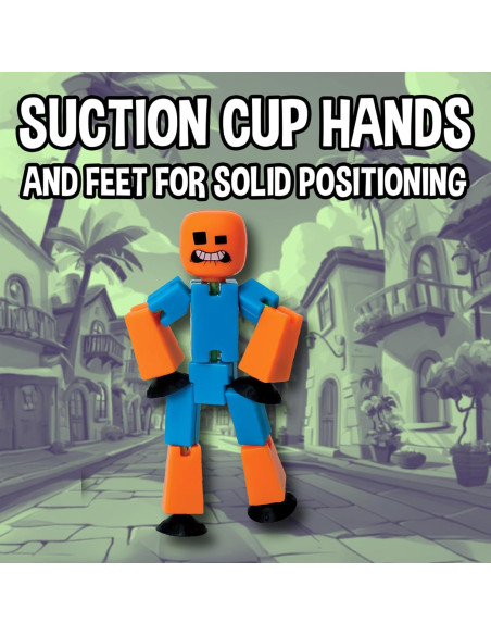 StikBot Paquete de 3 Figuras Locas Zing - Juguete Creativo