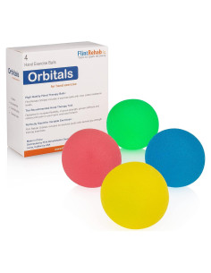 Pelotas de Ejercicio FlintRehab - Set de 4 para Manos