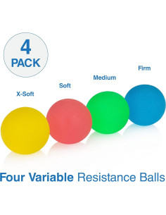 Pelotas de Ejercicio FlintRehab - Set de 4 para Manos 2