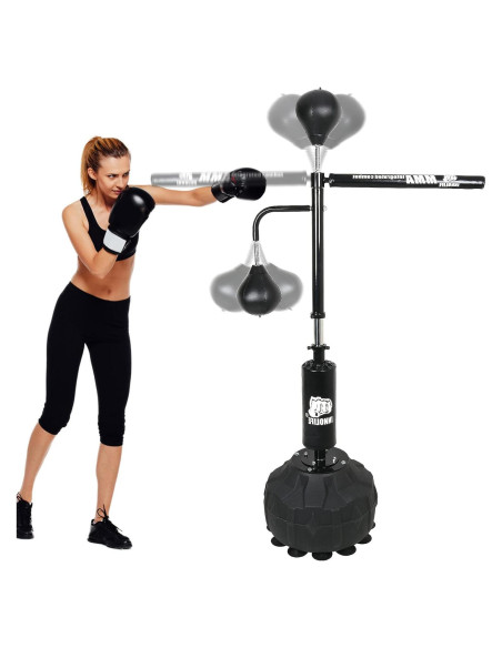 Barra Giratoria INNOLIFE para Boxeo con 2 Bolas de Velocidad