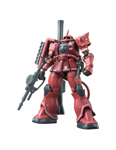 Modelo Zaku II Char Aznable 1/144 BANDAI SPIRITS con armas