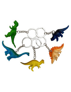 Llaveros de Dinosaurio Dinofactory - 5 Piezas Unisex