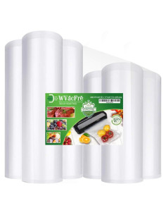 Paquete de 6 bolsas de sellado al vacío WVacFre 20m BPA libre