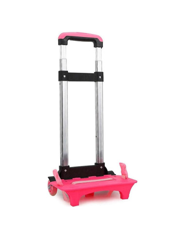 Carro de Mano VILINKOU Plegable Rosa 22.5 kg 6 Ruedas